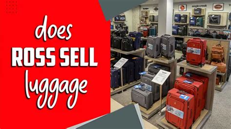 does ross sell fake designer bags|ross luggage prices.